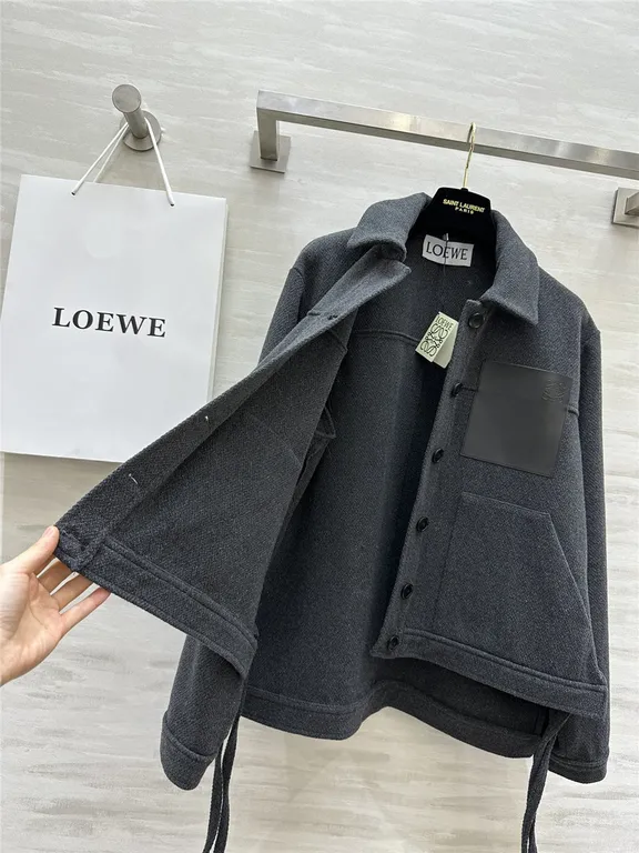 Loewe wool lapel coat